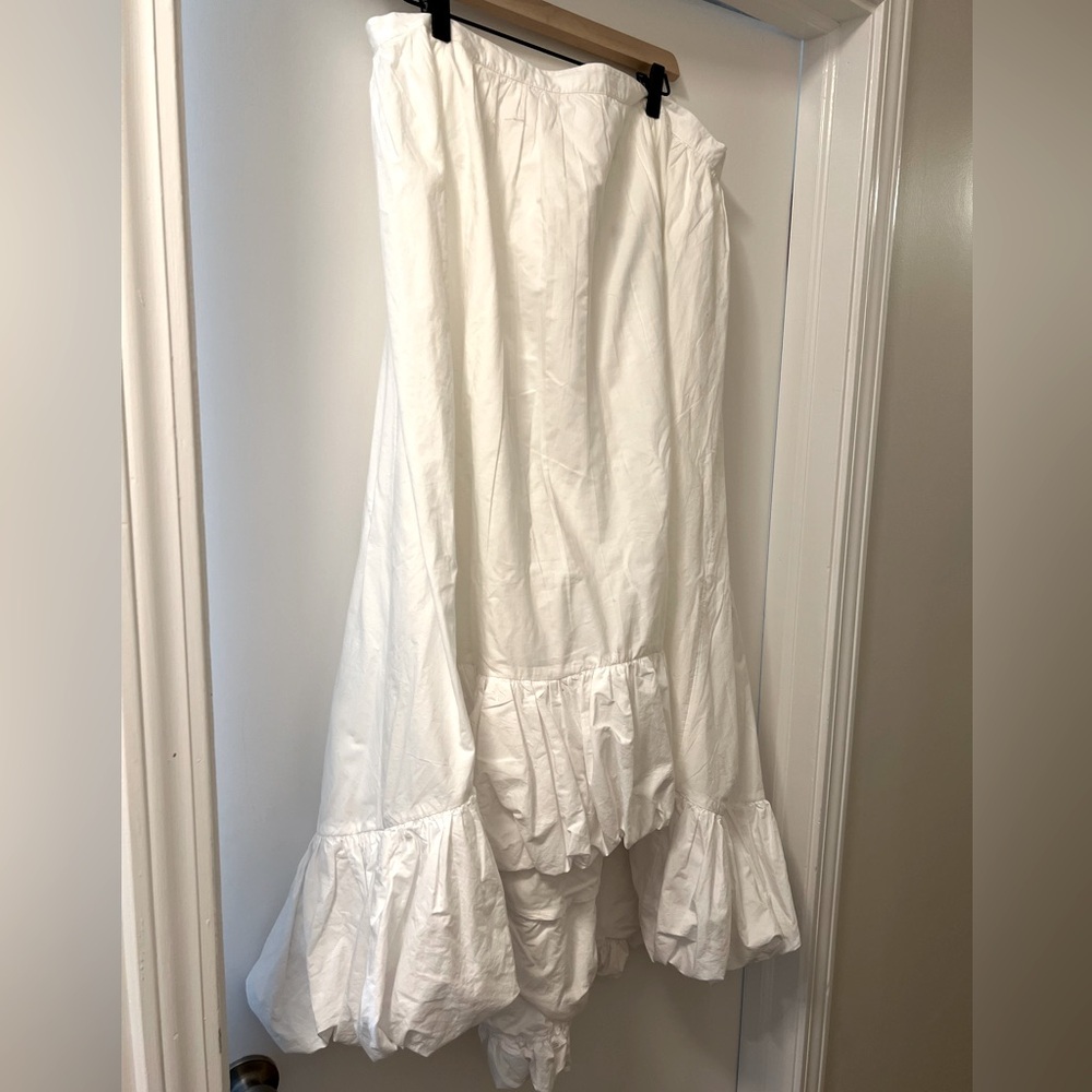 Anthropologie High-Low Cotton Bubble Skirt - NWT, Size 2X